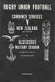 Combined Services v New Zealand 1978 rugby  Programme